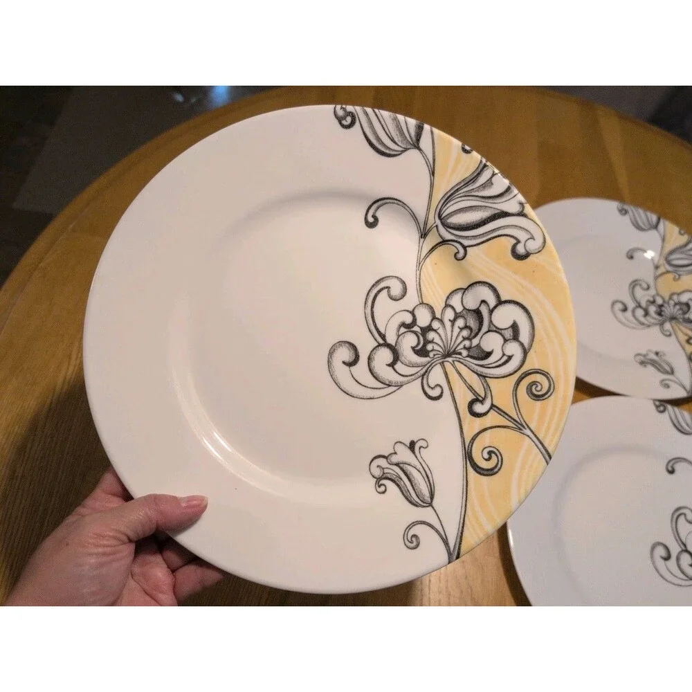RARE Set of 4 Corelle Tango Dinner Plates 10 3/4